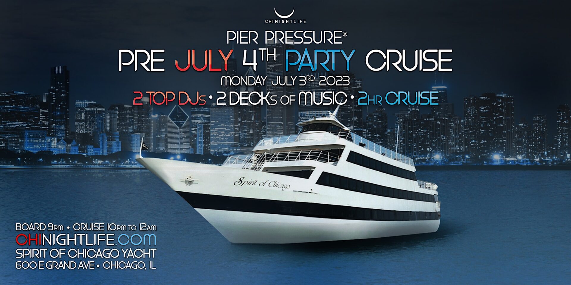 pier pressure yacht party chicago